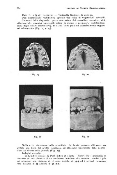 Annali di clinica odontoiatrica e dello Istituto superiore George Eastmann