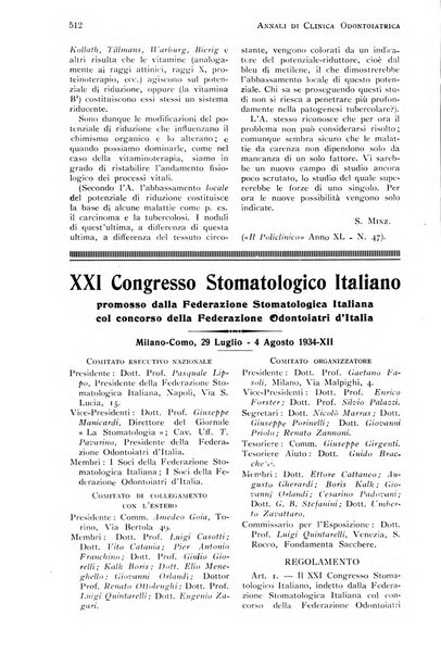 Annali di clinica odontoiatrica e dello Istituto superiore George Eastmann