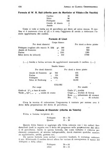 Annali di clinica odontoiatrica e dello Istituto superiore George Eastmann