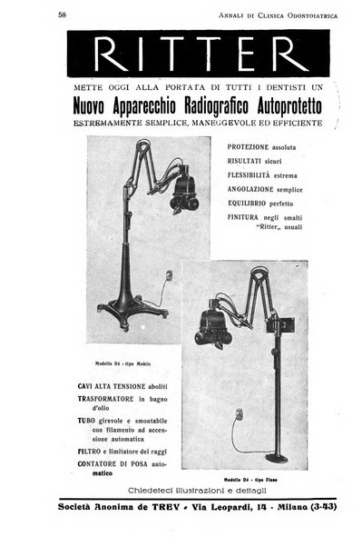 Annali di clinica odontoiatrica e dello Istituto superiore George Eastmann