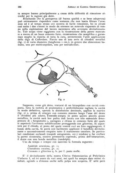 Annali di clinica odontoiatrica e dello Istituto superiore George Eastmann