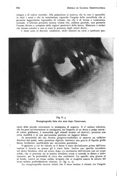 Annali di clinica odontoiatrica e dello Istituto superiore George Eastmann