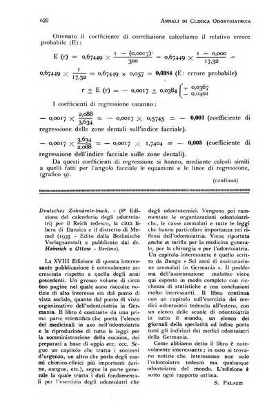 Annali di clinica odontoiatrica e dello Istituto superiore George Eastmann