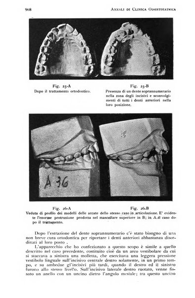 Annali di clinica odontoiatrica e dello Istituto superiore George Eastmann