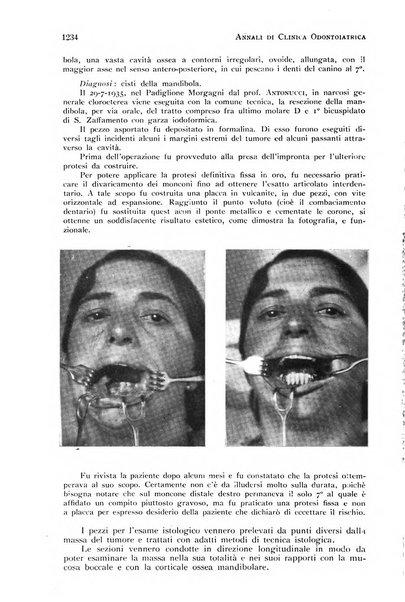 Annali di clinica odontoiatrica e dello Istituto superiore George Eastmann