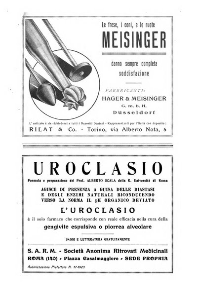 Annali di clinica odontoiatrica e dello Istituto superiore George Eastmann