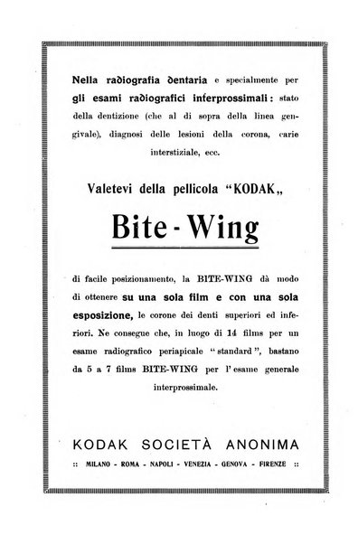 Annali di clinica odontoiatrica e dello Istituto superiore George Eastmann