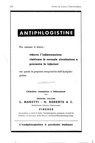 Annali di clinica odontoiatrica e dello Istituto superiore George Eastmann