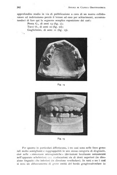 Annali di clinica odontoiatrica e dello Istituto superiore George Eastmann