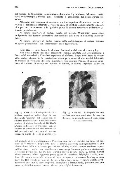 Annali di clinica odontoiatrica e dello Istituto superiore George Eastmann