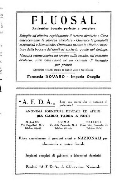 Annali di clinica odontoiatrica e dello Istituto superiore George Eastmann