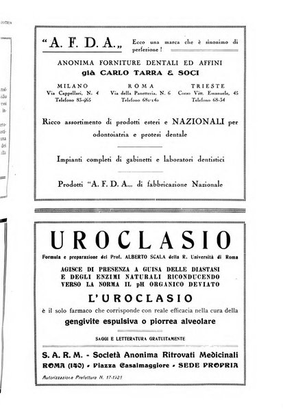 Annali di clinica odontoiatrica e dello Istituto superiore George Eastmann