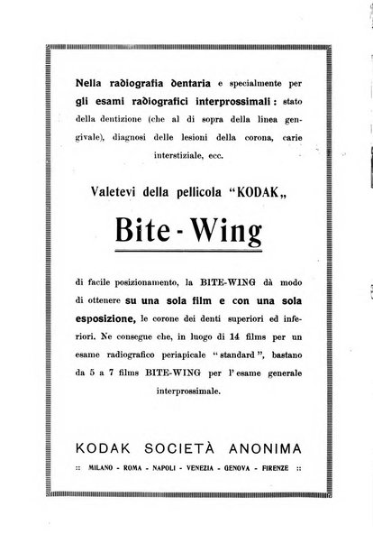 Annali di clinica odontoiatrica e dello Istituto superiore George Eastmann