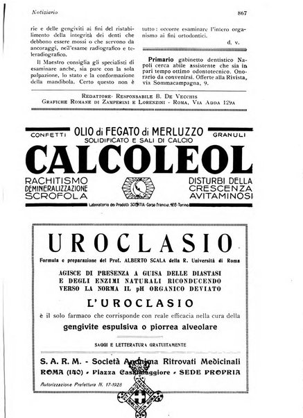 Annali di clinica odontoiatrica e dello Istituto superiore George Eastmann