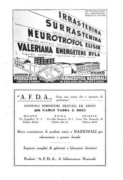 Annali di clinica odontoiatrica e dello Istituto superiore George Eastmann