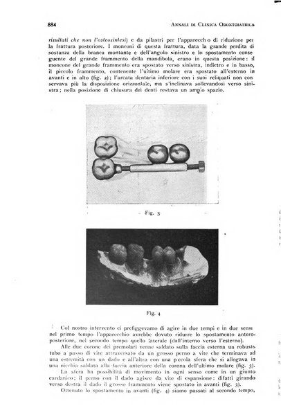 Annali di clinica odontoiatrica e dello Istituto superiore George Eastmann