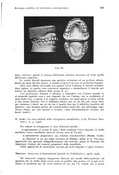 Annali di clinica odontoiatrica e dello Istituto superiore George Eastmann