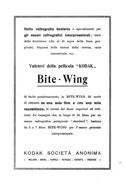 Annali di clinica odontoiatrica e dello Istituto superiore George Eastmann