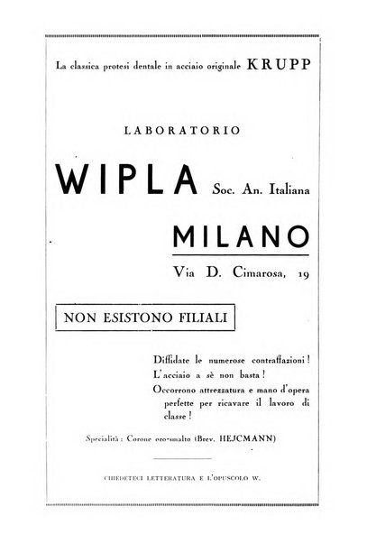 Annali di clinica odontoiatrica e dello Istituto superiore George Eastmann