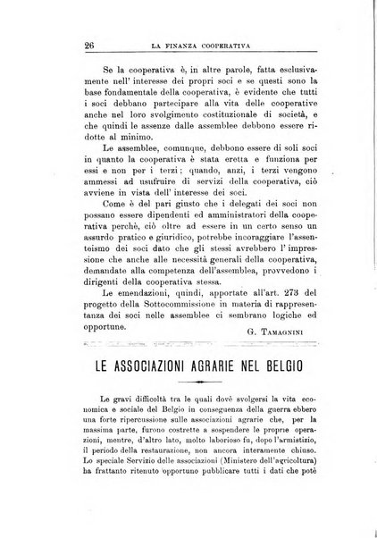 La finanza cooperativa rassegna mensile [della] Associazione nazionale fra Casse rurali, agrarie ed enti ausiliarii