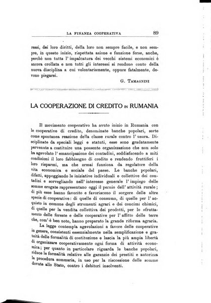 La finanza cooperativa rassegna mensile [della] Associazione nazionale fra Casse rurali, agrarie ed enti ausiliarii