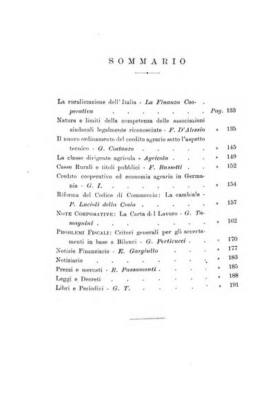 La finanza cooperativa rassegna mensile [della] Associazione nazionale fra Casse rurali, agrarie ed enti ausiliarii