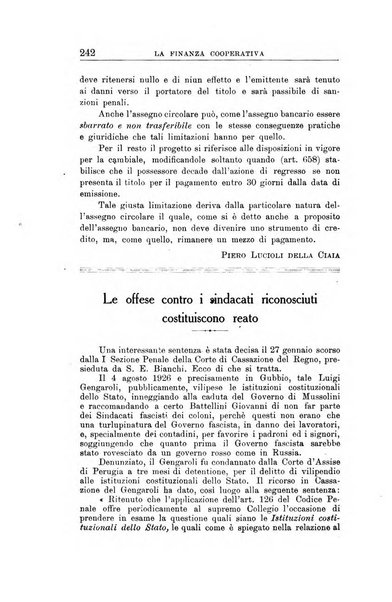 La finanza cooperativa rassegna mensile [della] Associazione nazionale fra Casse rurali, agrarie ed enti ausiliarii