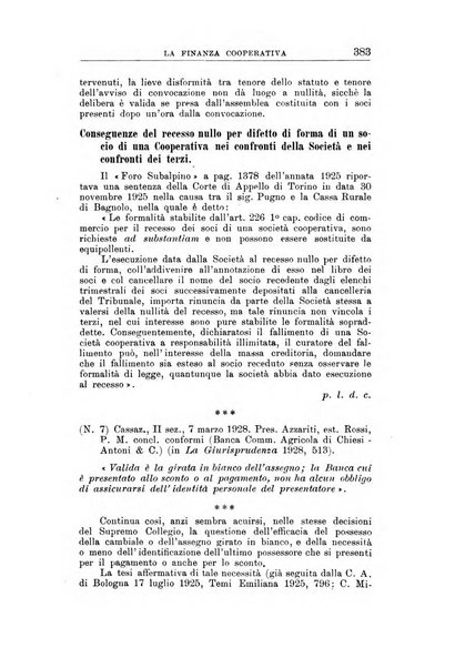 La finanza cooperativa rassegna mensile [della] Associazione nazionale fra Casse rurali, agrarie ed enti ausiliarii