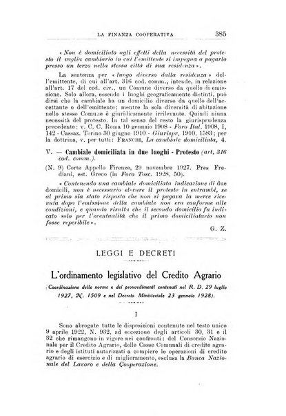 La finanza cooperativa rassegna mensile [della] Associazione nazionale fra Casse rurali, agrarie ed enti ausiliarii