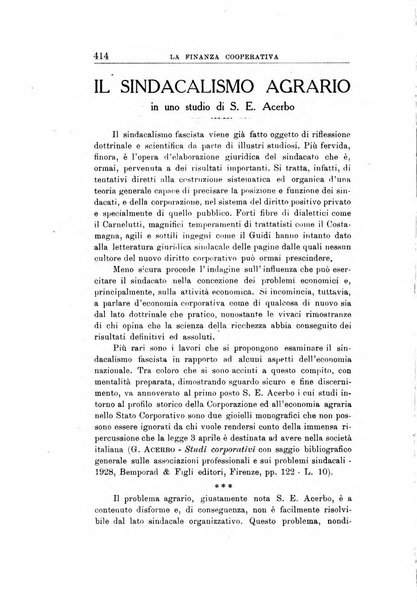 La finanza cooperativa rassegna mensile [della] Associazione nazionale fra Casse rurali, agrarie ed enti ausiliarii