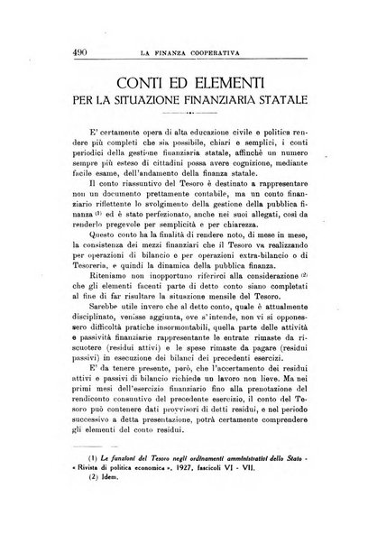 La finanza cooperativa rassegna mensile [della] Associazione nazionale fra Casse rurali, agrarie ed enti ausiliarii