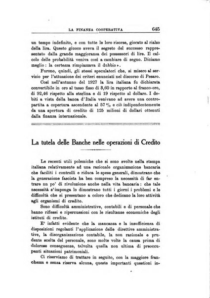 La finanza cooperativa rassegna mensile [della] Associazione nazionale fra Casse rurali, agrarie ed enti ausiliarii