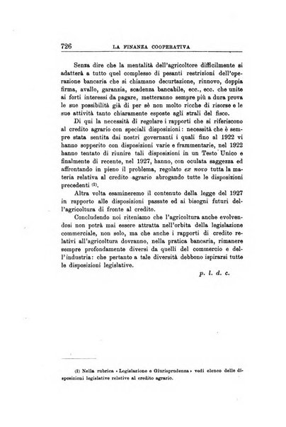 La finanza cooperativa rassegna mensile [della] Associazione nazionale fra Casse rurali, agrarie ed enti ausiliarii