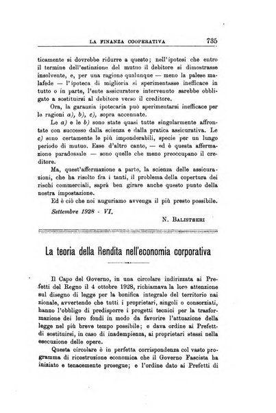 La finanza cooperativa rassegna mensile [della] Associazione nazionale fra Casse rurali, agrarie ed enti ausiliarii