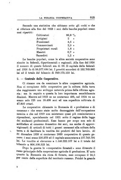 La finanza cooperativa rassegna mensile [della] Associazione nazionale fra Casse rurali, agrarie ed enti ausiliarii