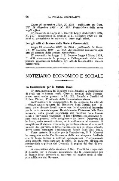 La finanza cooperativa rassegna mensile [della] Associazione nazionale fra Casse rurali, agrarie ed enti ausiliarii