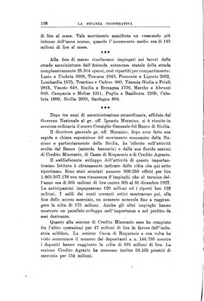 La finanza cooperativa rassegna mensile [della] Associazione nazionale fra Casse rurali, agrarie ed enti ausiliarii