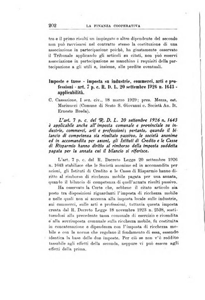 La finanza cooperativa rassegna mensile [della] Associazione nazionale fra Casse rurali, agrarie ed enti ausiliarii