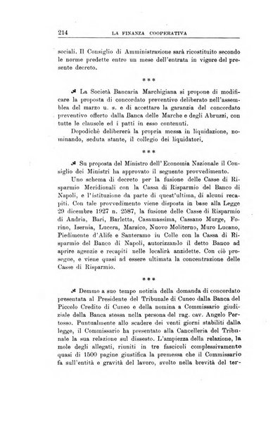 La finanza cooperativa rassegna mensile [della] Associazione nazionale fra Casse rurali, agrarie ed enti ausiliarii