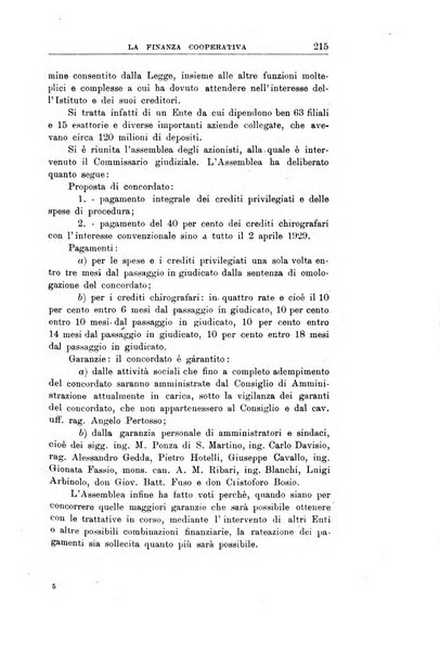 La finanza cooperativa rassegna mensile [della] Associazione nazionale fra Casse rurali, agrarie ed enti ausiliarii