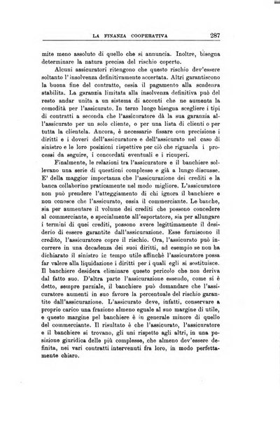 La finanza cooperativa rassegna mensile [della] Associazione nazionale fra Casse rurali, agrarie ed enti ausiliarii