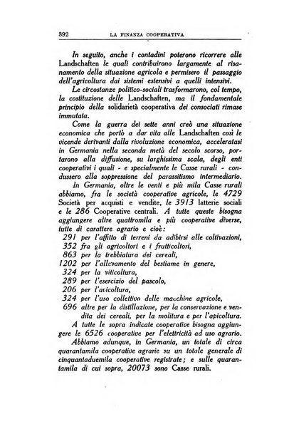 La finanza cooperativa rassegna mensile [della] Associazione nazionale fra Casse rurali, agrarie ed enti ausiliarii