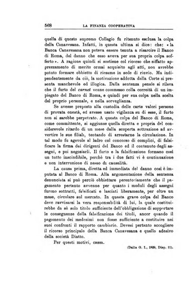 La finanza cooperativa rassegna mensile [della] Associazione nazionale fra Casse rurali, agrarie ed enti ausiliarii