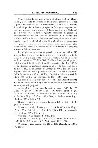 La finanza cooperativa rassegna mensile [della] Associazione nazionale fra Casse rurali, agrarie ed enti ausiliarii