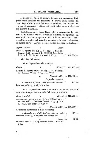 La finanza cooperativa rassegna mensile [della] Associazione nazionale fra Casse rurali, agrarie ed enti ausiliarii