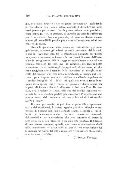 La finanza cooperativa rassegna mensile [della] Associazione nazionale fra Casse rurali, agrarie ed enti ausiliarii