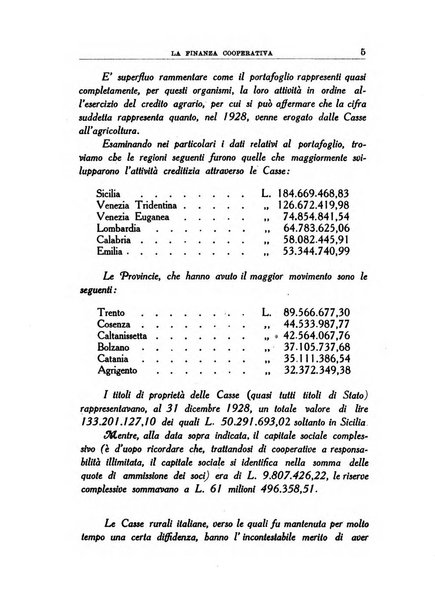 La finanza cooperativa rassegna mensile [della] Associazione nazionale fra Casse rurali, agrarie ed enti ausiliarii