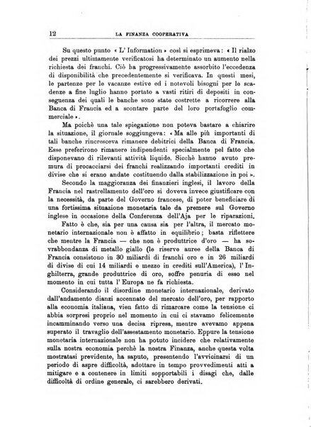 La finanza cooperativa rassegna mensile [della] Associazione nazionale fra Casse rurali, agrarie ed enti ausiliarii