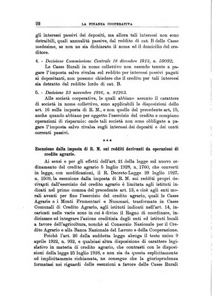 La finanza cooperativa rassegna mensile [della] Associazione nazionale fra Casse rurali, agrarie ed enti ausiliarii