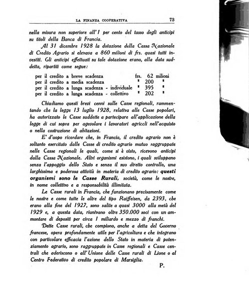 La finanza cooperativa rassegna mensile [della] Associazione nazionale fra Casse rurali, agrarie ed enti ausiliarii